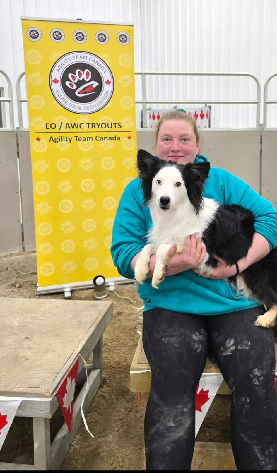 Rebecca and Peregrine at the European Open Tryouts in Toronto,